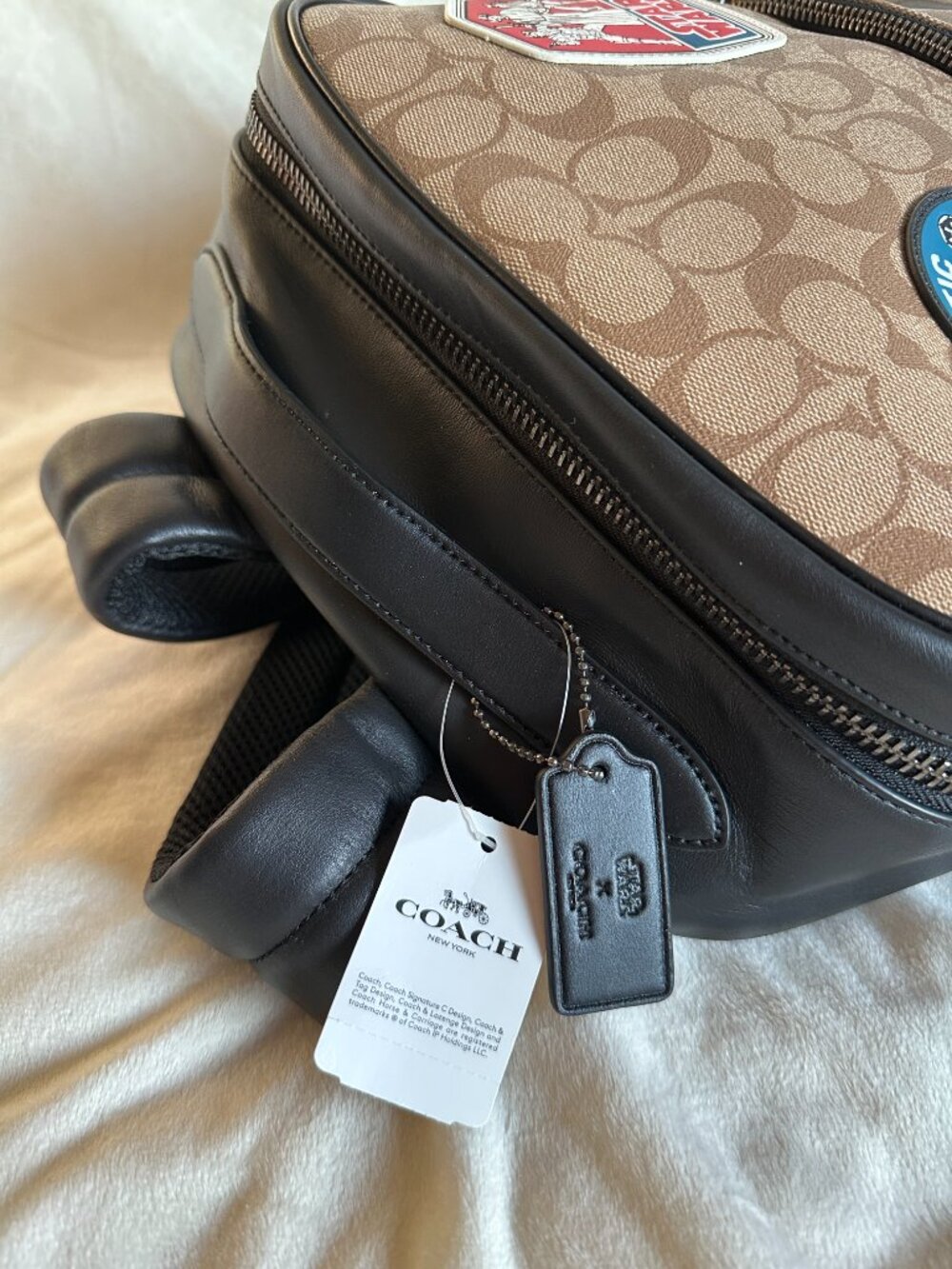 NWT! RARE! Coach X Star Wars Westway Backpack In Signature Canvas With Patches - Picture 12 of 15